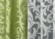 Комплект штор VR-Textil Жакард Вензель 150х270 2шт і Тюль 500х270 297ш-1147т Салатовий з білим 71-095/4 - зображення 7