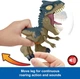 Інтерактивный Динозавр Алозавр Мир юрского периода Jurassic World Chaos Theory Mega Roar Allosaurus Dinosaur Mattel (HVB45) - изображение 6