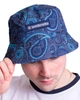 Летняя Панама унисекс Lambretta Paisley Festival Bucket Hat SS1036 Navy синяя - изображение 5