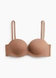 Бюстгальтер балконет невидимка супер push-up со съемными бретелями H&M 80В темно-бежевый (13712) - изображение 2