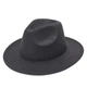 Фетровий капелюх з широкими полями Honey Fashion Accessories 56-57р чорний (13-61) - изображение 2