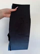 Спортивные женские лосины Ombre с Push Up для фитнеса и йоги Бесшовные Двухцветные XS-S Черно-синие (XV07XS-S) - изображение 10