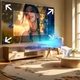 Смарт проектор 4К 5800 Лм з WiFi Bluetooth та пультом HDMI USB білий для дому L018 - зображення 6