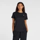 Женская черная футболка New Balance Heathertech 36 (S) (WT41190BK) - изображение 1