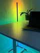 Лед RGB LED лампа напольная угловая от юсб для тик ток блогера светодиодный светильник USB для дома в спальню торшер с пультом и приложением 1.2 м разноцветная неоновая диодная умная длинная лэд подсветка лампы светильники с регулировкой яркости - изображение 6