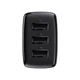 Зарядний блок живлення 3хUSB Baseus Compact Charger 17 W 5 V 3.4 А чорний - изображение 2