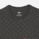 Футболка хлопковая длинная мужская Levi`s 743144293 2XL Серая с принтом (1159853229) - изображение 7