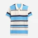 Поло длинное мужское GAP 552321058 XL Белый с синим (1159854818) - изображение 4