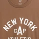 Футболка хлопковая длинная мужская GAP 701471232 L Коричневая (1159853228) - изображение 5