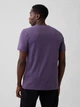 Футболка хлопковая длинная мужская GAP 670073190 XL Фиолетовая (1159853280) - изображение 2