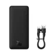 Универсальная мобильная батарея Baseus Airpow Fast Charge Power Bank 30000mAh 20W черный (PPQD090101) - изображение 5