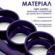 Резиновая петля -эспандер EVAPOL 16-39 кг фиолетовый, резина для подтягиваний, фитнеса и тренировок - изображение 4
