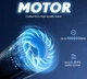 Акумуляторний пилосос турбо вентилятор з ліхтариком та повербанком Air Duster-акумуляторна потужна повітродувка для чищення - изображение 6