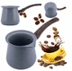 Турка для кофе Kamille KM-0564 1100 мл из углеродистой стали Soft-Touch - изображение 9