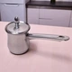Турка с крышкой Kamille KM-4364 440 мл из нержавеющей стали - изображение 1