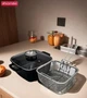 Каструля-фритюрниця Kamille KM-4218 4 л з кошиком і кришкою - зображення 1