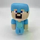 М’яка іграшка Minecraft Стів у алмазній броні, 21 см плюшевий герой для дітей та фанатів гри - зображення 1
