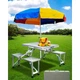 Раскладной стол со стульями Picnic Table, алюминиевый стол-чемодан для пикника и кемпинга - изображение 3