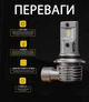 Автолампы Pulso M4-HB4 9006/LED-chips CREE/9-32v/2x25w/4500Lm/6000K (M4-HB4 9006) - изображение 3