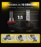 Лампи Pulso E84-HB3/HB4/ 2835/9-36v/2x15w/2000Lm/4300K - зображення 5