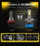 Лампы Pulso LC3-H4-H/L/LED-chips 3570 CSP/9-30V/2x65W/13000Lm/6000k (LC3-H4) - изображение 5