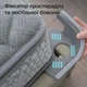 Еластичні затискачі для простирадла від ковзання, універсальний набір 4 шт, сірий - зображення 2