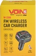 FM-трансмиттер Voin W-3386, 12-24V 2 USB 4.8A, 1 Type C, BT5.0, Hands free, вольтметр - изображение 4