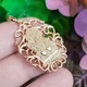 Ладанка Xuping Jewelry Божья матерь с младенцем длина 3.8см медицинское золото позолота 18К л337 - изображение 2