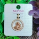 Ладанка Xuping Jewelry Божья матерь с младенцем длина с ушком 2.8см ширина 2см медзолото л353 - изображение 2