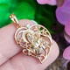 Іконка Xuping Jewelry Божа матір з немовлям довжина 3см ширина 1.8см медичне золото л341 - зображення 1
