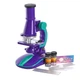Детский микроскоп SK 0006(Violet) свет, 19,5 см, 2 пробирки, стекло - изображение 2