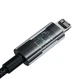 USB кабель Type-C на Lightning для iPhone Baseus Gem Fast-Charging Data Cable (20W, 2m, 480 Mbps). Black - зображення 2