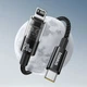 USB кабель Type-C на Lightning для iPhone Baseus Gem Fast-Charging Data Cable (20W, 2m, 480 Mbps). Black - зображення 3
