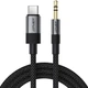 Кабель Acefast J11 Type-C to 3.5 mm 15cm audio converter Black (6974316285274) - зображення 1