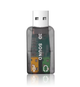 Зовнішня звукова карта USB 5.1-канальна Black (500320) - зображення 2