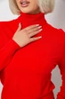 Гольф женский однотонный, цвет красный, L-XL, 204R921 - изображение 5