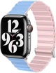 Pasek Beline Magnetic Pro do Apple Watch Series 1/2/3/4/5/6/7/8/SE/SE2/Ultra 42-49 mm Pink/Sky Blue (5905359818762) - obraz 1