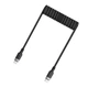 Кабель-пружина AceFast C14-03 Type-C на Type-C 60W 1.2м - зображення 2