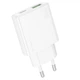 Мережевий зарядний пристрій Borofone BN25 Wish GaN PD30W+QC3.0 (Ультратонкий) - изображение 4