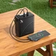 Павербанк Borofone BJ85 100000 mAh 22.5W 6USB/2Type-C PowerBank с ФОНАРИКОМ и быстрой зарядкой 22.5W+PD20W Black - изображение 5