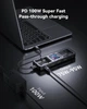Док-станция DOCKASE Smart 10-in-1 USB-C Hub - Dual HDMI (Explorer Edition), Single 4K144Hz, PD 3.0 100W, Gigabit Ethernet, USB 3.2/USB 2.0, UHS-II SD/TF Card Reader, USB C Dock (2-го Глянцево-серебристый - изображение 3