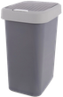 Kosz na śmieci Orion 731736 plastikowy 25 l Szary (8605060306592)  - obraz 1