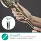 Шланг для душу HANSGROHE Isiflex 1,6 м, Polished Gold Optic (28276990) - изображение 2