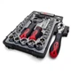 Набор инструмента 43 ед., 3/8" & 1/4", Cr-V "Intertool ET-6003" - изображение 4