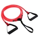 Тренажер для плавания с ручками для тренировки гребка 1,5м d-1,2см YINGFA TRAINING BELT красный PL-4047-Q3A - изображение 2