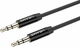 Кабель USAMS YP-01 Jack 3.5mm - Jack 3.5mm 1м Black (YP101) - зображення 2