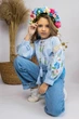 Вишиванка для дівчинки Trend Ранок 104 Блакитний (SOLDRANBL) - зображення 2