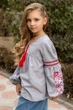 Вишиванка для дівчинки Trend Диво 152 Сірий (SOLDDYVO) - изображение 3