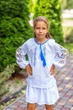 Вишиванка для дівчинки Trend Медова 146 Білий (SOLDMED) - зображення 2