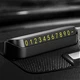 Автовизитка с номером телефона для автомобиля на торпеду парковочная карта Black - изображение 3